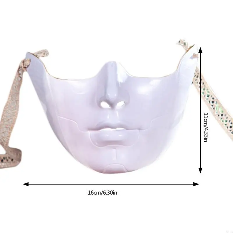 2025 NIEUWE Halloween Eye Cover Mond Cover Masquerade Costume Decoration voor vrouwelijke mannen