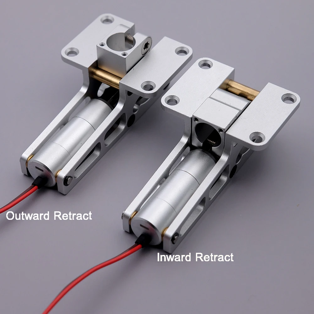 JP Hobby-Engrenagem de aterrissagem elétrica, metal completo, CNC, modelo de avião RC, 7-8kg, tamanho 90-120mm, ER-120 Alloy