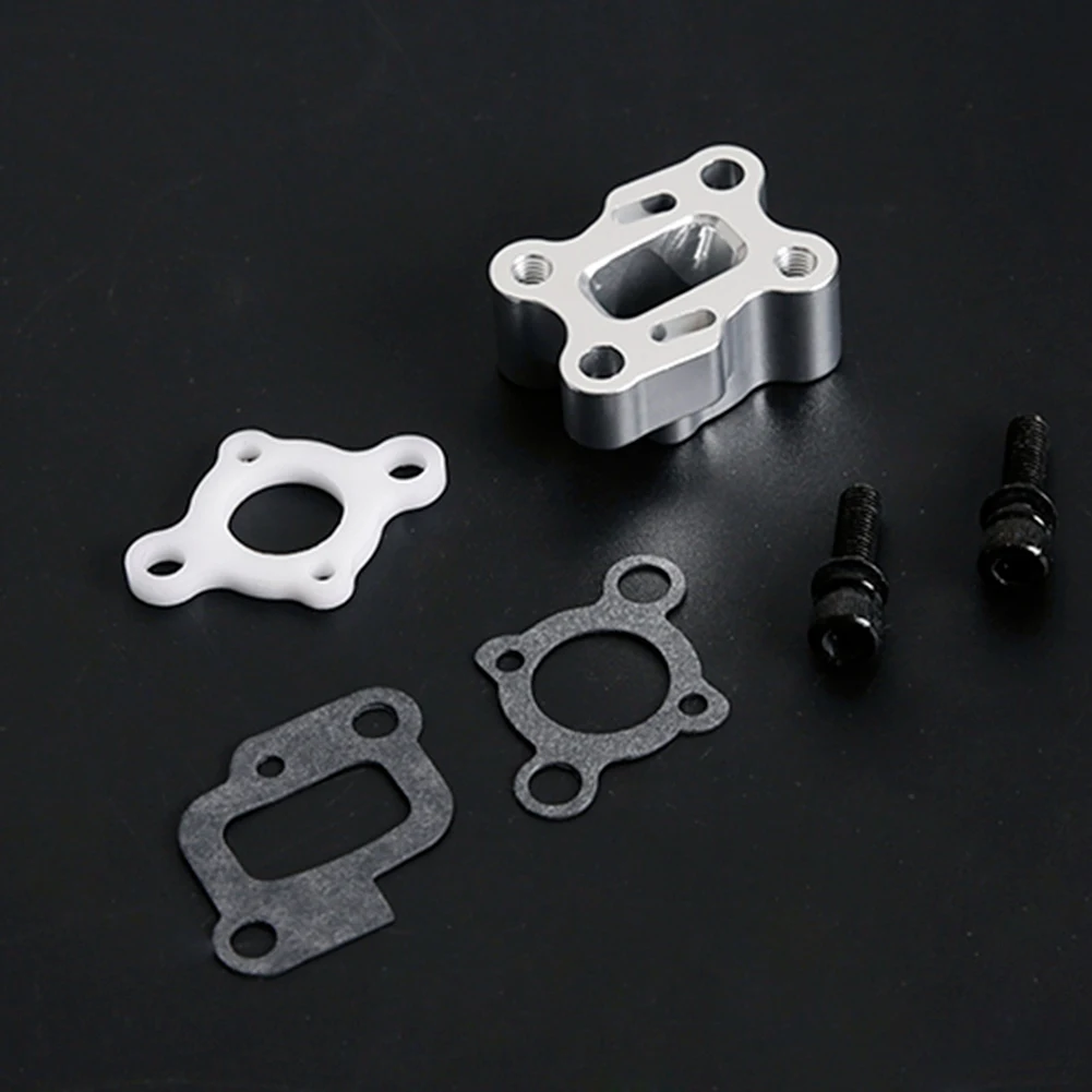 Set collettore di aspirazione CNC per motore a gas 23-30,5CC per parti di automobili RC 1/5 HPI Baja 5B 5T 5Sc Losi 5Ive T Rovan King Motor