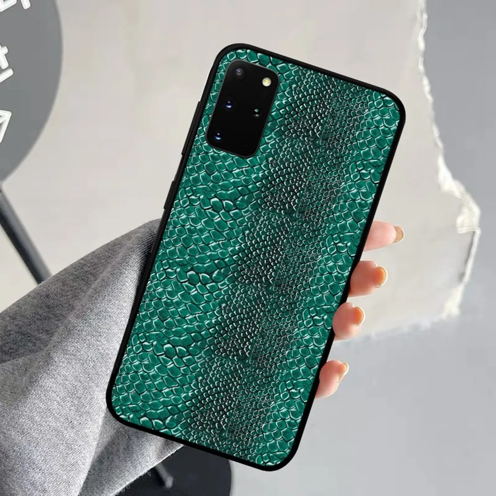 Crocodile Snake Skin Phone Case For Samsung S 9 10 20 21 22 23 30 23plus lite Ultra FE S10lite Fundas