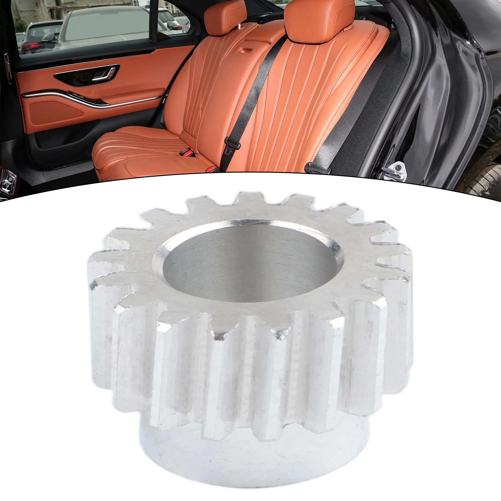 Aluminum Alloy Seat Motor Gear for For MERCEDES S Class W222 2014-2020 Model with 17 Tooth Design for Load Bearing