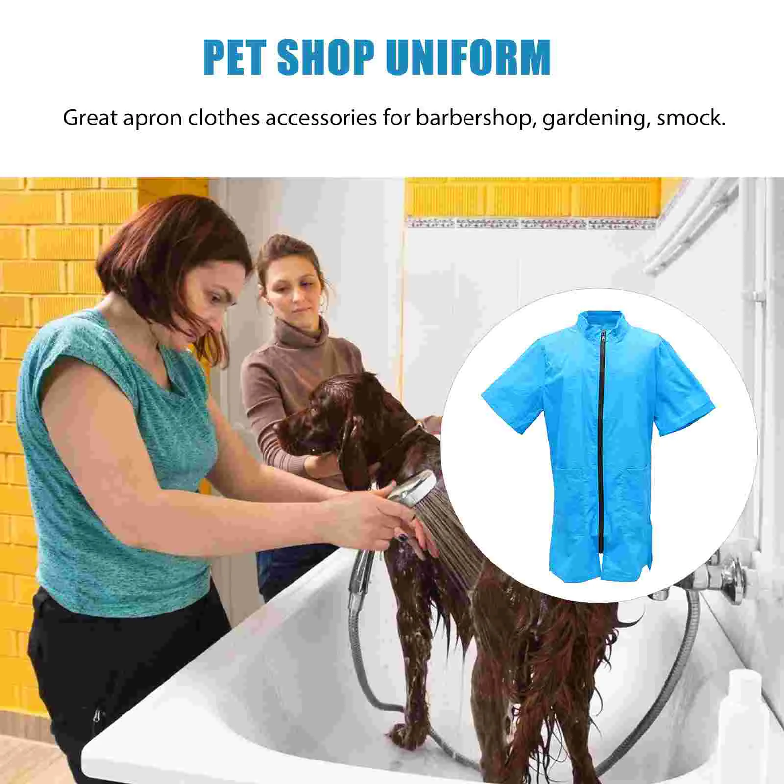 Jacket Pet Work Outfit Dog Grooming Tunic Women Nylon Crates for Small Dogs Anti-Static Overalls