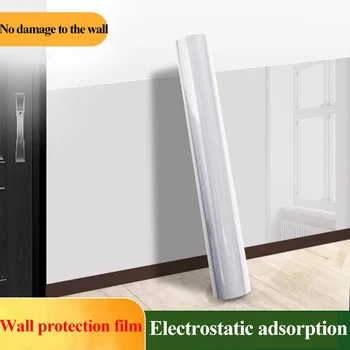 透明静電壁保護フィルムリビングルーム子供部屋ホームキッチン抗油と高温ステッカー