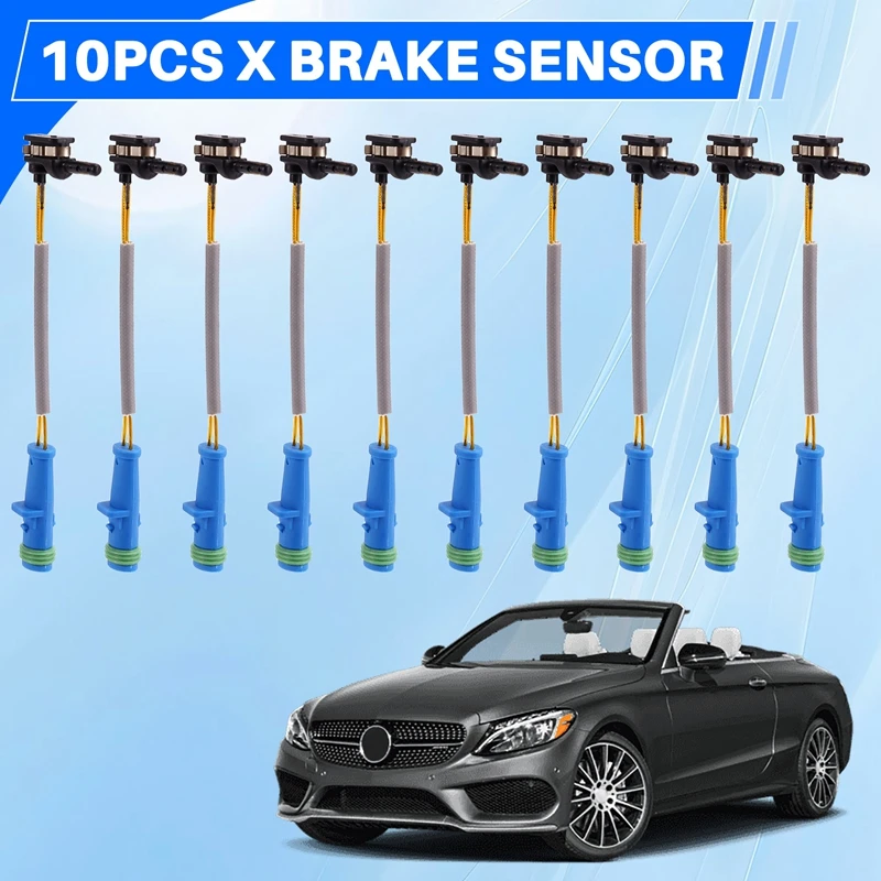 10 Pcs Brake Pad Line Brake Pad Wear Sensor 2319050014 For Mercedes-Benz W169 W245 W176 W205