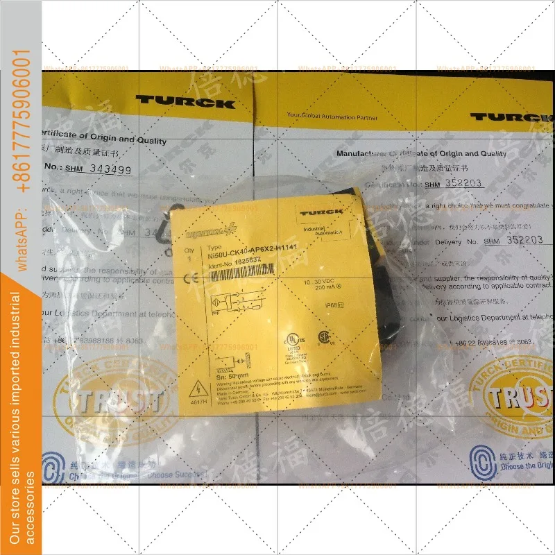 TURCK genuine ni50u-ck40-ap6x2-h1141 brand new original