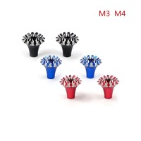 3D M4 4mm CNC Aluminum Gimbal Stick Ends Transmitter Stick Anti-slipping Cap for FrSky Taranis Q X7 X9D Plus remote contro