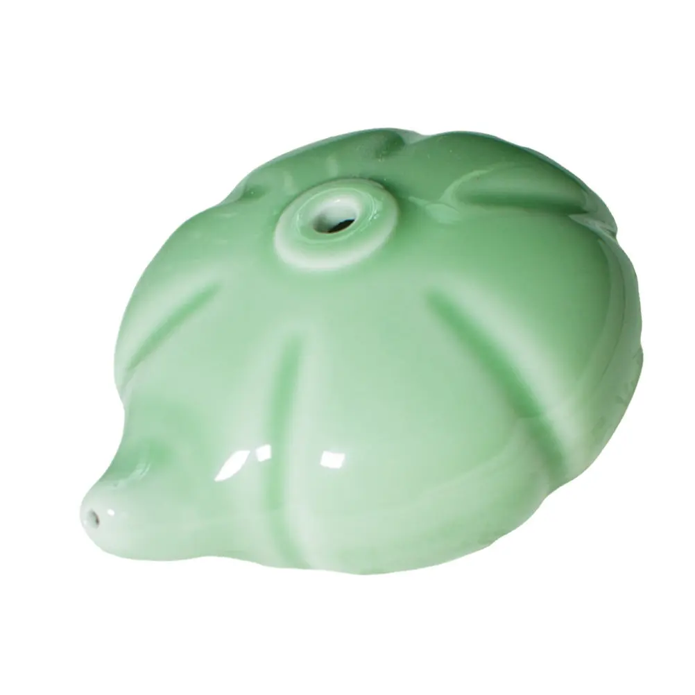 Round Spout Ceramic Pumpkin Ink Droplet Water Dropper for Calligraphy Painting Ink Plate Moistening Home Art Supplies Office
