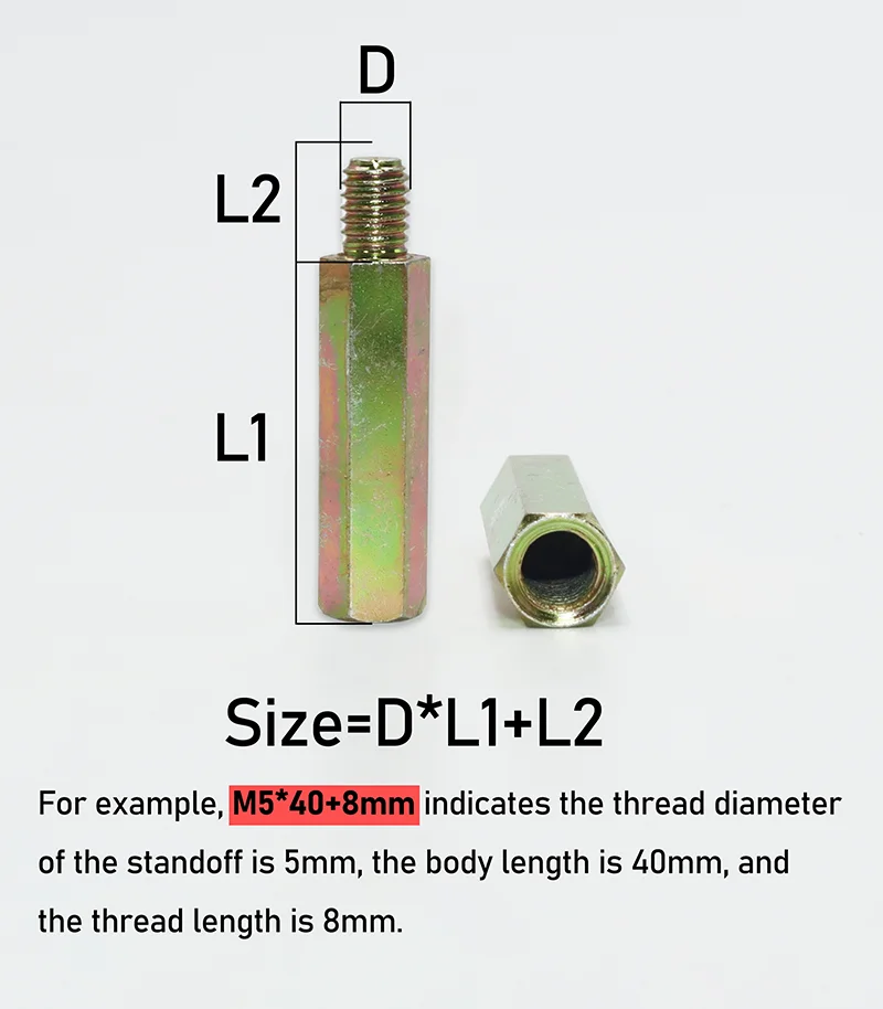 M3 M4-M6 M8 Motherboard Standoff Male Female Hex Board Spacing Screw Carbon Steel Column Pillars Spacers for DIY Electronic PCB