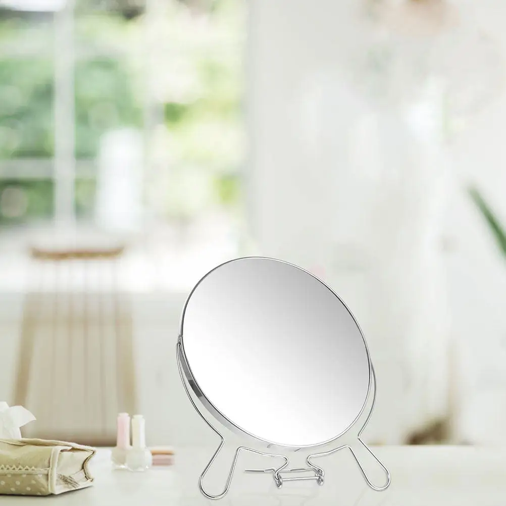 

Набор из 2 изысканных настольных зеркал для макияжа: элегантный и стильный дизайн, четкое HD-изображение, устойчивое основание для женского туалетного столика