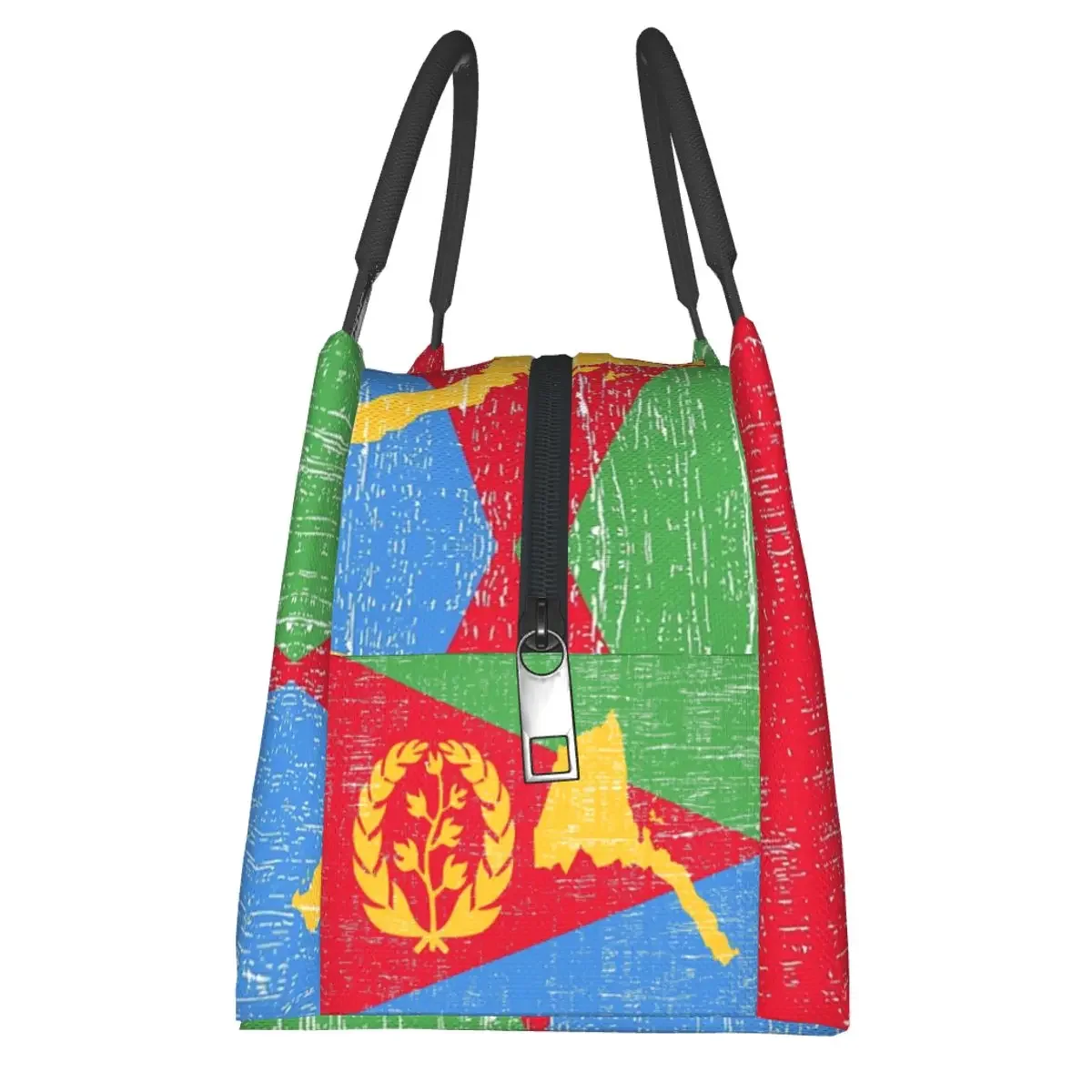 Lunchtaschen mit Eritrea-Flagge, stolz, eritreisch, isolierte Bento-Box, auslaufsichere Lunchtasche, Picknicktaschen, Kühler, Thermotasche für Damen und Kinder