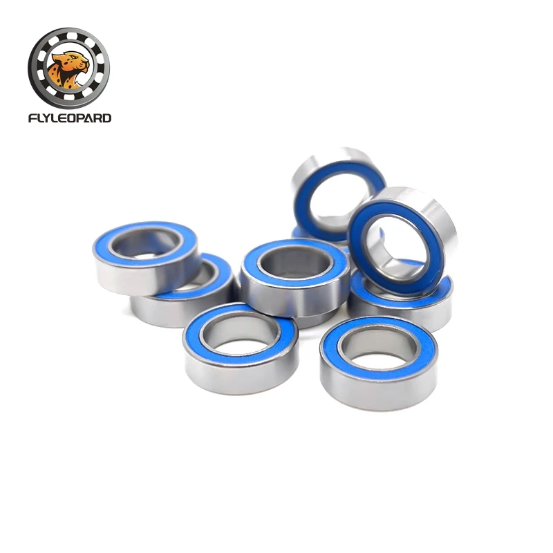 RC Car Truck Racing Blue Rubber Sealed Ball Bearing Bore 4mm 5mm 6mm 7mm 8mm 10mm 12mm 13mm for Arrma Typhon 3S Off-Road Vehicle