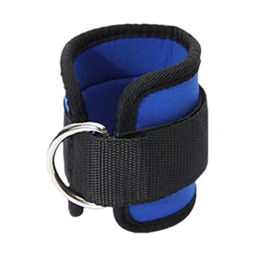 2Pcs Ankle Straps Adjustable Double Reinforced D-Ring Ankle Cuffs for Leg Strength Training Cable Machine Attachment