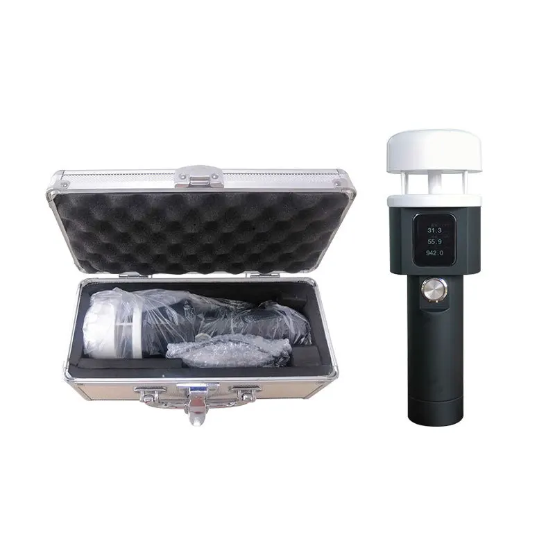 

Ultrasonic handheld weather instrument, portable wind speed and direction recorder, ultrasonic handheld weather station