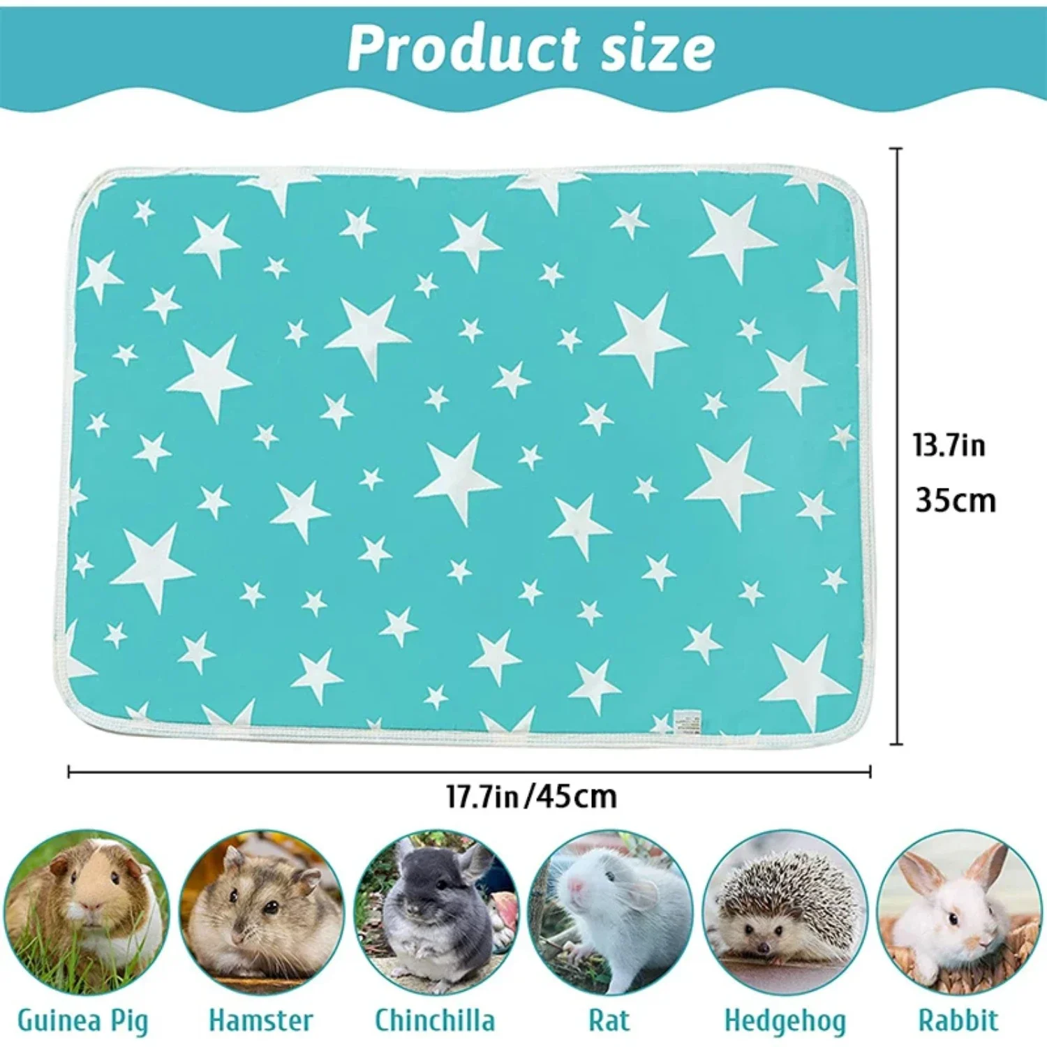 Ultimate Comfort Luxurious, Rich and Plush Hamster Bedding Mat for Small Pets - Keep Your Furry Friends Happy and Cozy with This