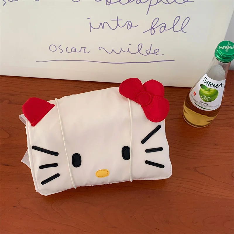 Cartoon Hello Kitty borse per il trucco custodia per cosmetici rimovibile di grande capacità custodia per cosmetici per rossetto da viaggio portatile