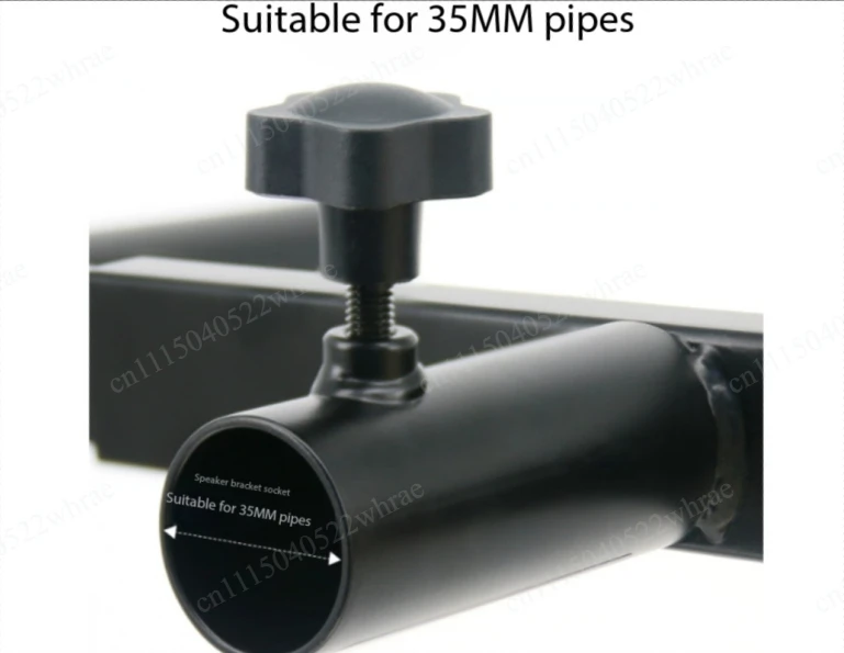 35mm Dual PA Speaker Mount Bar Adapter, Heavy Duty Cluster Pole