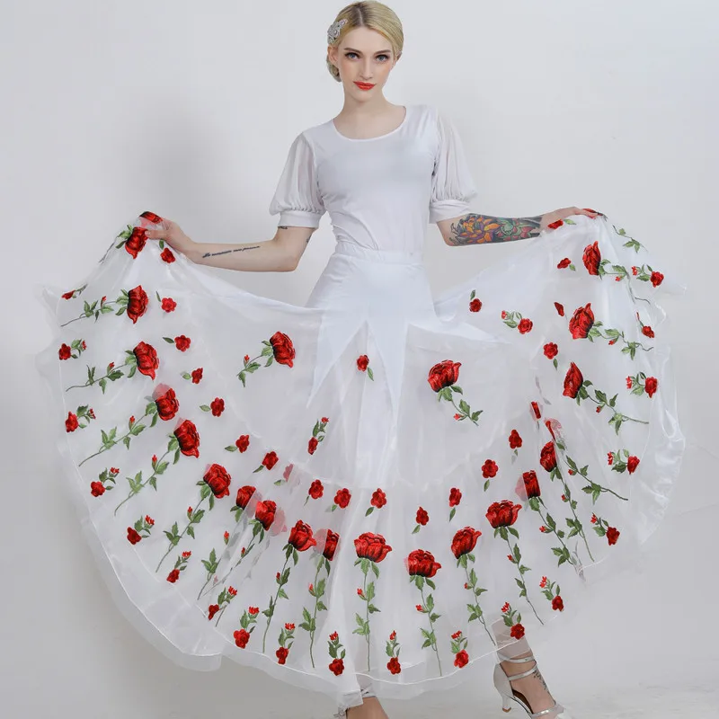 الراقية الساخن بيع تنورة الرقص الحديثة قاعة الرقص ساحة الرقص قاعة الرقص الملابس #4