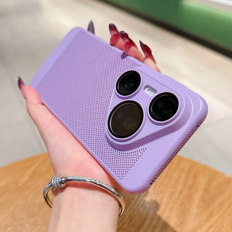 Wärmeableitungs-Hülle für Huawei Pura 90 Pro Max 80Pro 70 Ultra Harte PC Stoßfeste Linsenschutz-Kühlung Wabenschalen-Abdeckung