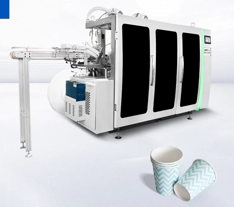 High Speed Double Turn Plate Paper Cup Machine Cup Forming Machine Customized