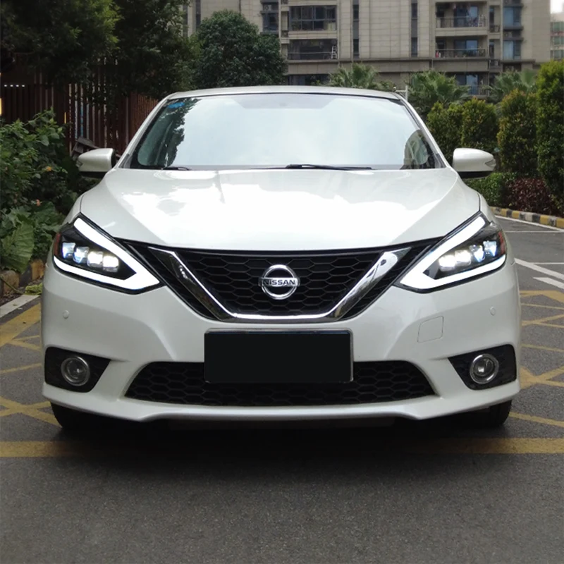 لنيسان 16-22 سيلفي LED مجموعة مصابيح أمامية متوافقة تعديل النهار تشغيل ضوء تدفق ضوء التوجيه جديد 6000K 24 فولت