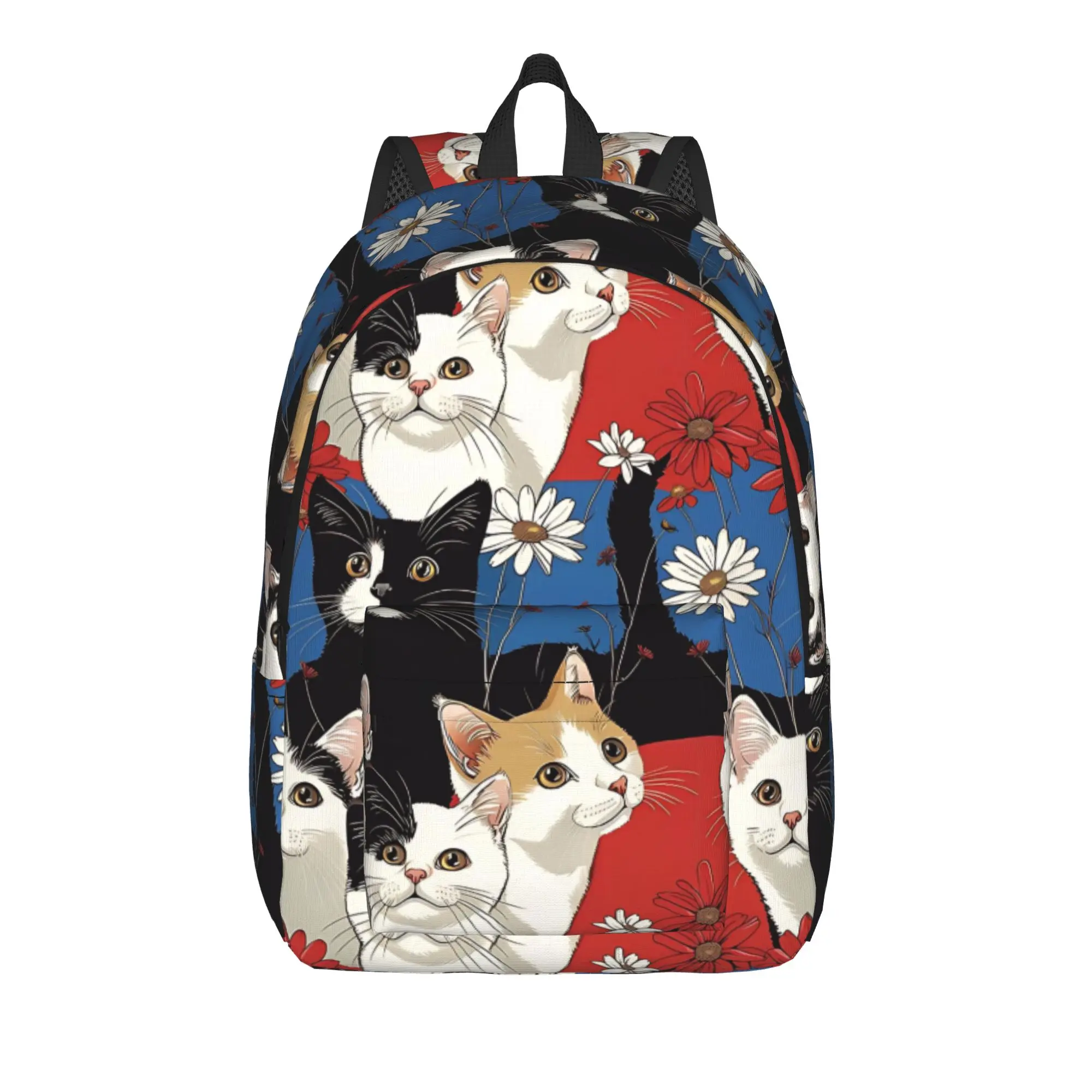Kittens in the wild  Backpack for Men Women Cool Student Hiking Travel Daypack Cats Pattern Laptop Shoulder Bag Gift