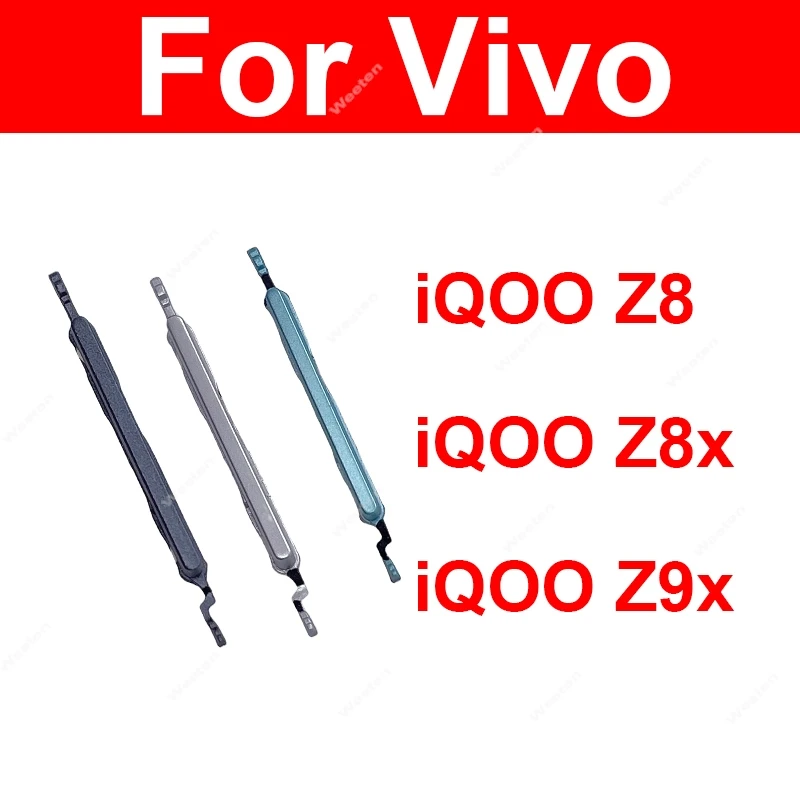 

Кнопки регулировки громкости для Vivo iQOO Z7 Z7x Z8 Z8x Z9x Боковой регулятор громкости Боковой вкл. ВЫКЛ Клавиши регулировки громкости Замена гибкого кабеля