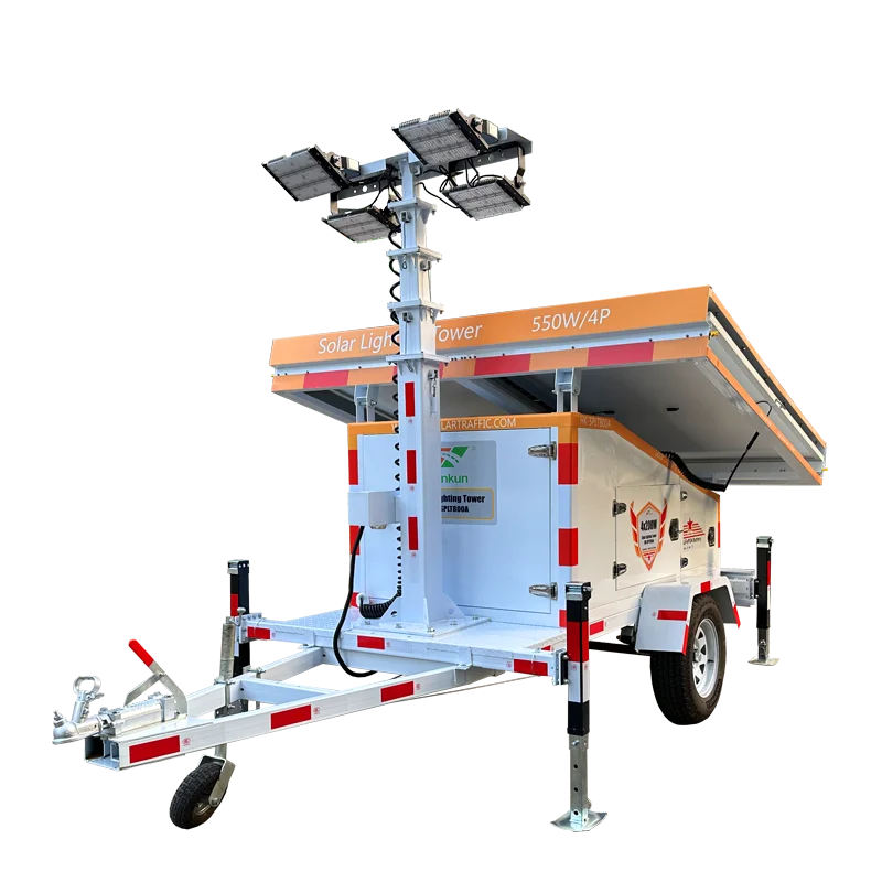 Lighthouse Generator Trailer System Manufacturer Watt Flood Energy Cctv Mobile Solar Trailer