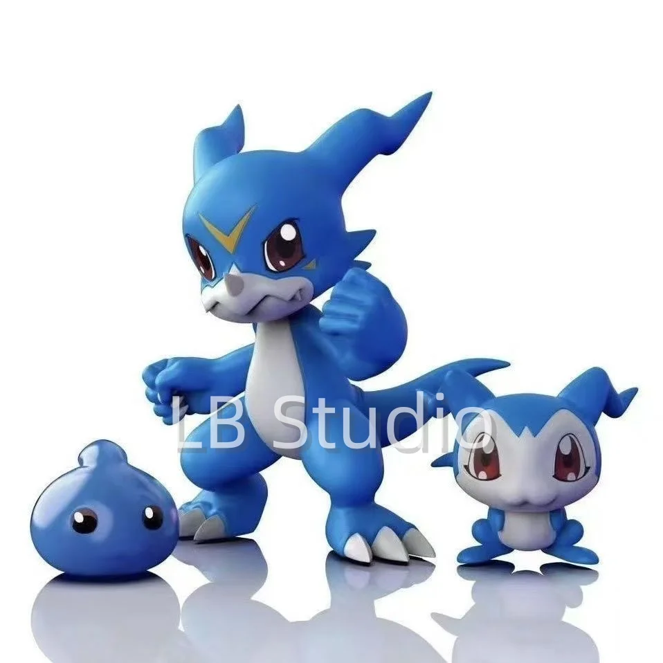 

6cm/2.36in Anime Digimon Adventure Figure V-mon Figure Gomamon Action Figure Collectible Statue Model Toy Gift