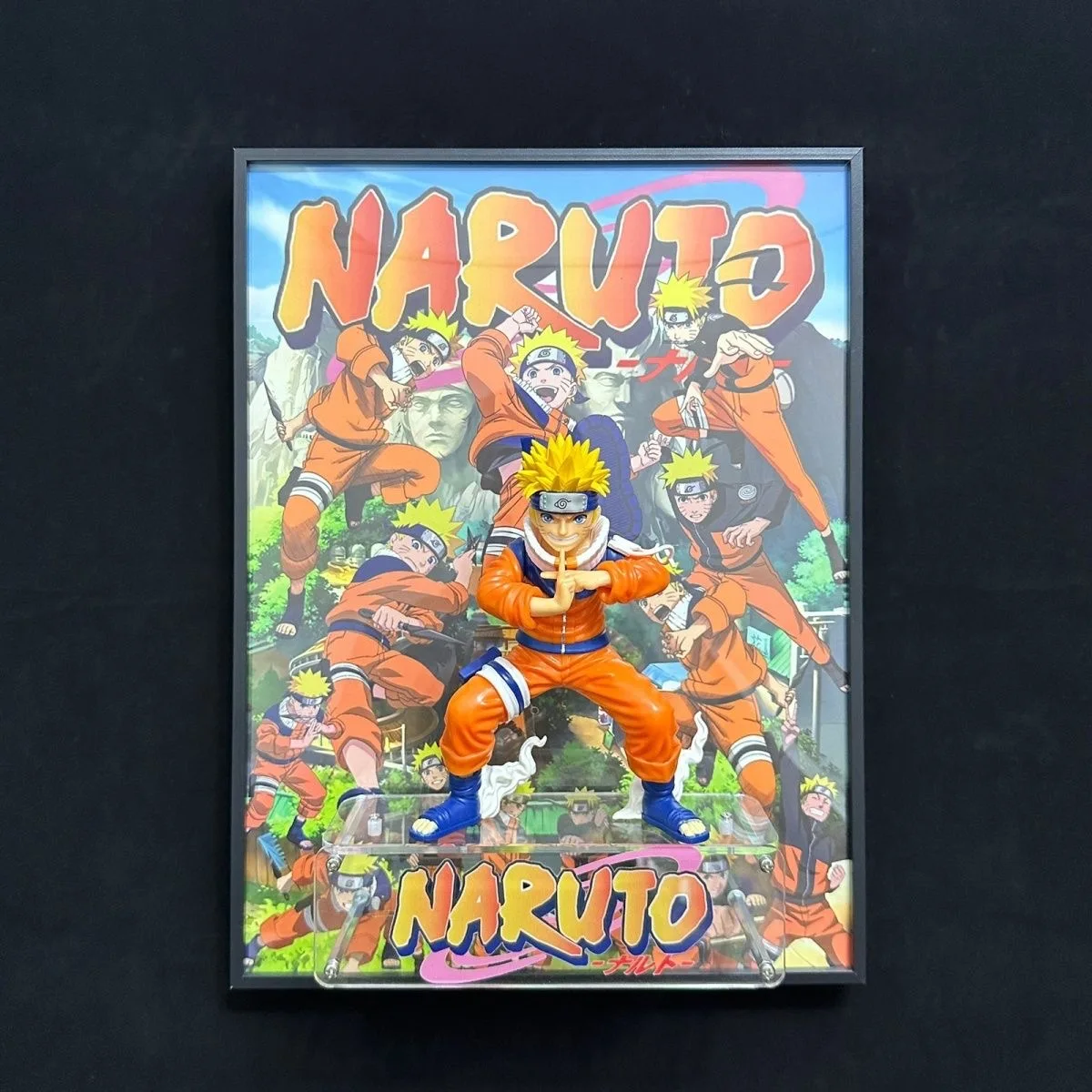 40*30cm uzumaki naruto anime figura arte cartaz pintura hd qualidade arte da parede retro cartazes pinturas decorativas para casa