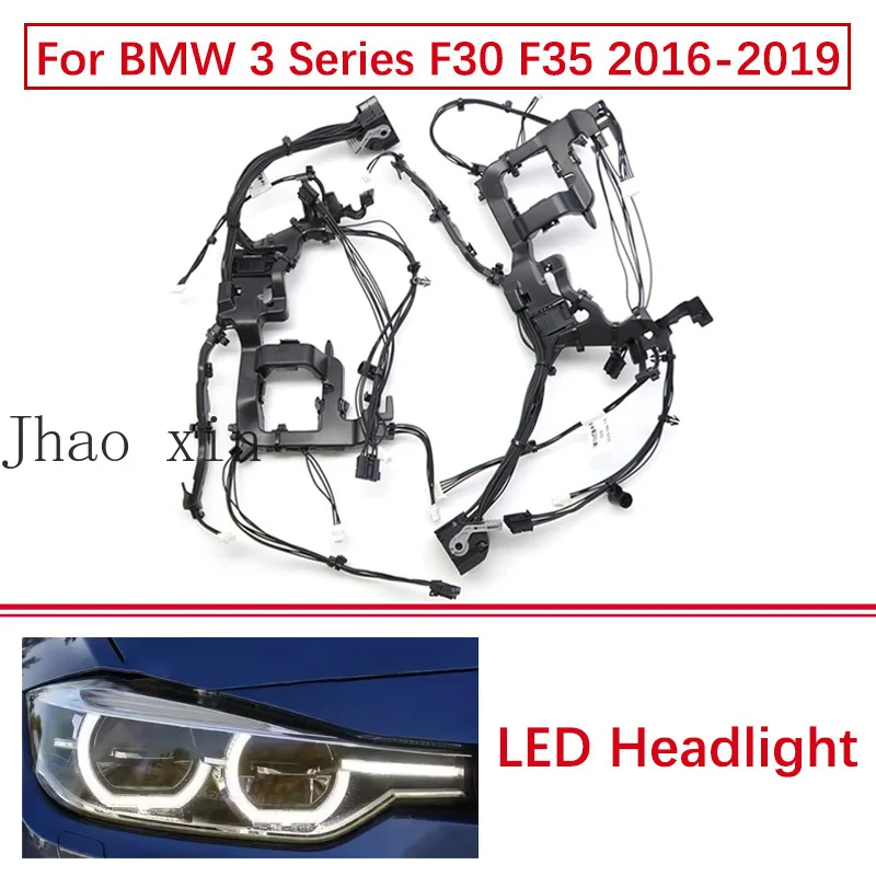 

Подходит для BMW 3 серии F30 F35 2016-2019: Комплект проводки с разъемами для светодиодных фар и внутренней подсветки автомобиля