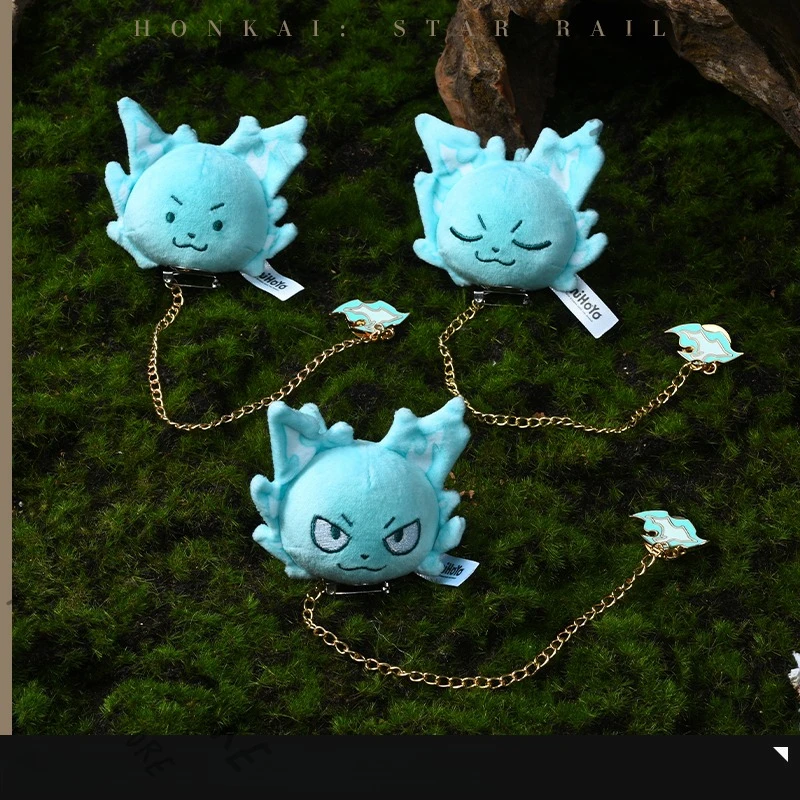 

Honkai: Star Rail Cotton Badge Mascot Brooch Cute Theme Genuine Pendants Anime Puppet Kawaii Emblem Ornaments Hanging Drop