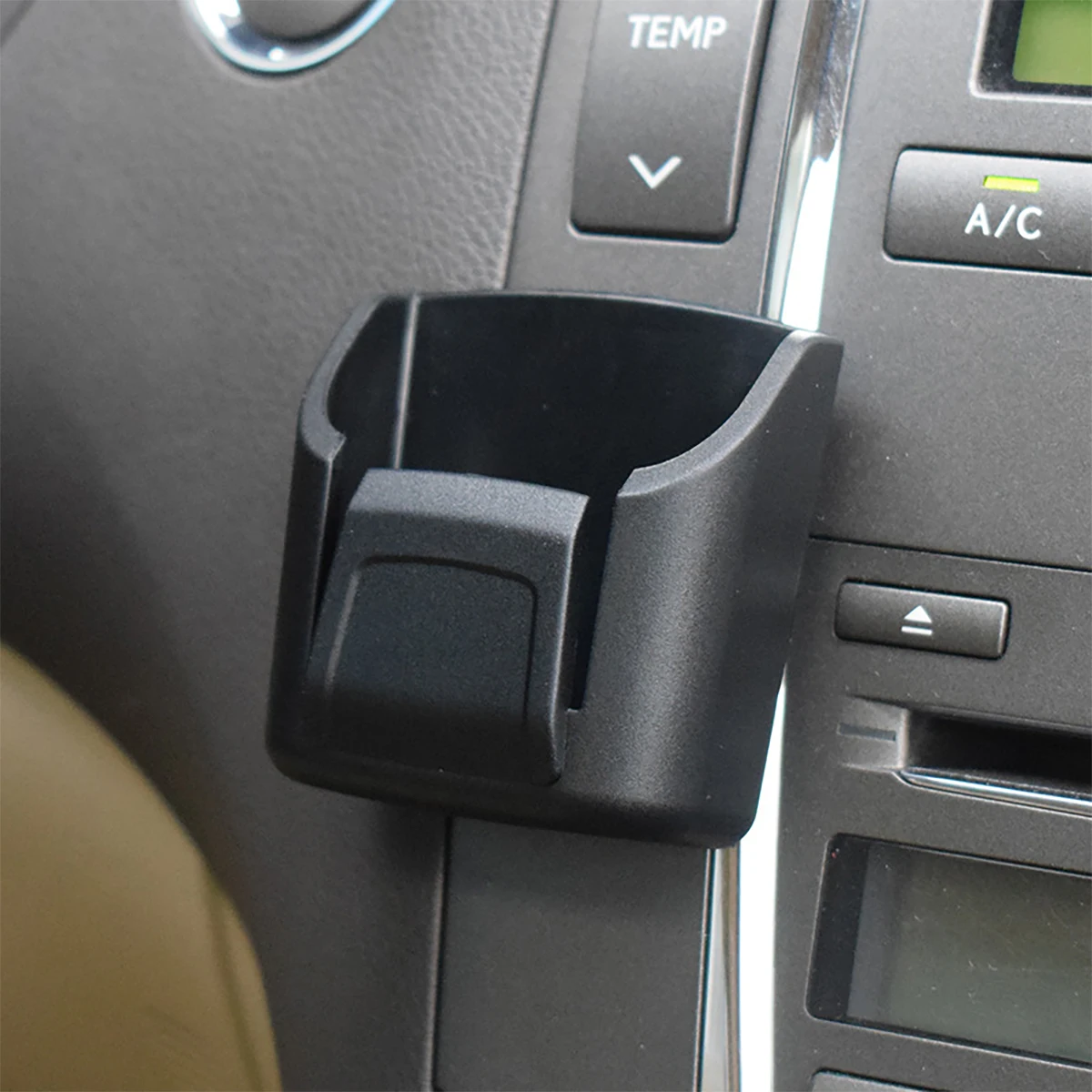 PVC-Autoschlüsselhalter mit Fernbedienungsfach - Langlebiger schwarzer Organizer für Autoschlüssel, Karten und Zubehör – Detail 4