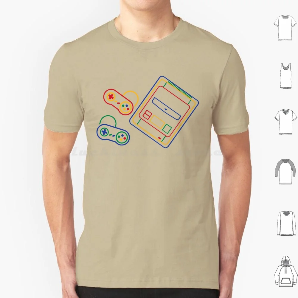 Super Famicom Box Art T Shirt Men Women Kids 6xl Snes Nes Japanese Japan Link Retro Vintage Metroid Gamer