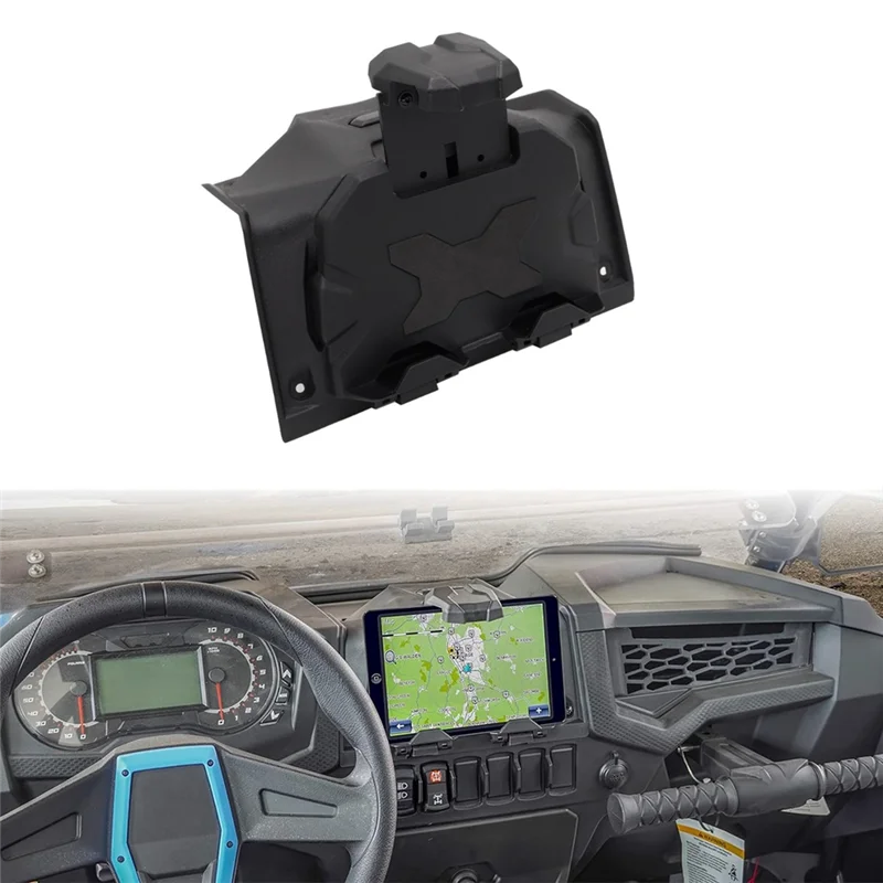 Classic-Tablet Holder For RZR XP 1000/Turbo/RZR Trail, Sporty Electronic Device Mount With Storage Box Phone Mount Tablet Holder