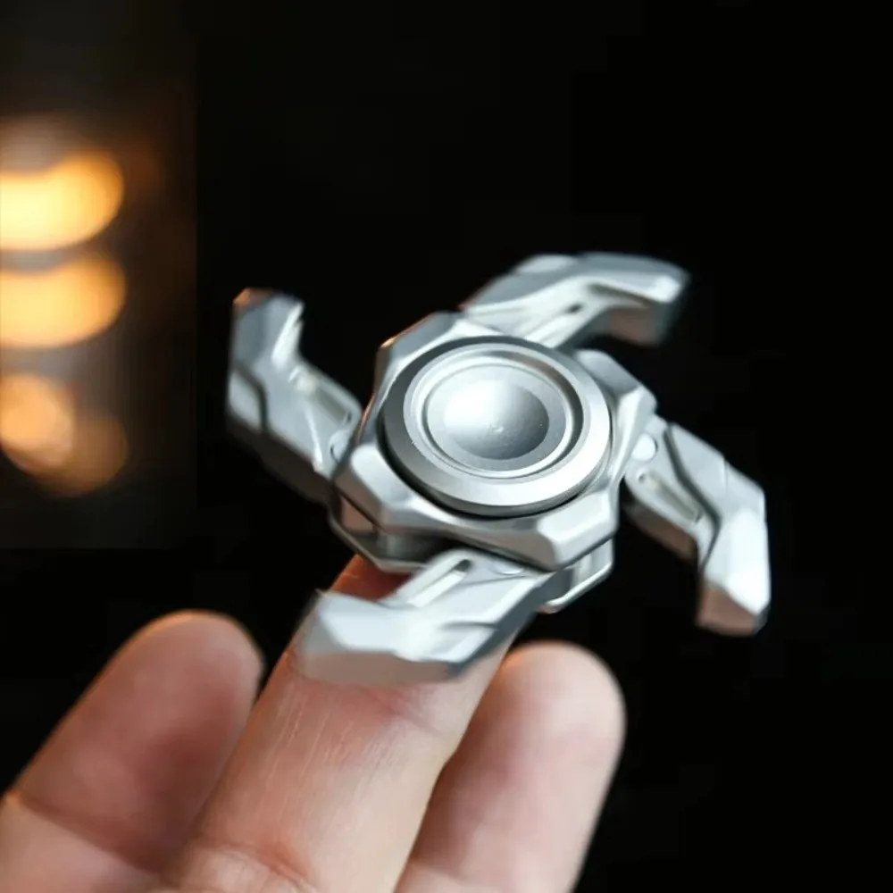 Tactile Metal Fidget Slider Magnetic MINI Fidget Spinner Push Pull Rotation Spinning Spinning Top Reduce Pressure