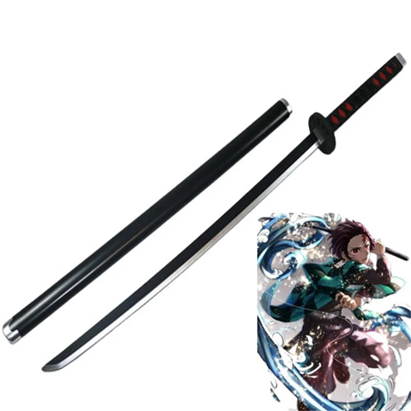 Spada Cosplay 104cm Nice Katana Demon Slayer Kochou Kanae Satoman Tanjiro PU modello di arma