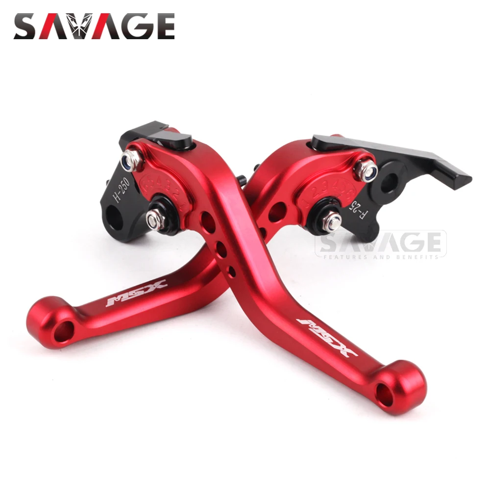 MSX 125 Short Brake Clutch Levers For HONDA Grom 125 MSX125SF 2013-2024 Motorcycle Accessories Adjustable Control Handles MSX125