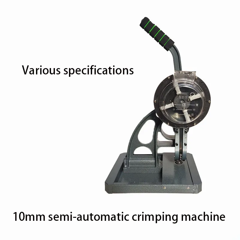 Semi-Automatic Manual Buckle Press Advertising Banner Inkjet Cloth Leather Eyelet Punching Machine for Business & Industrial Use