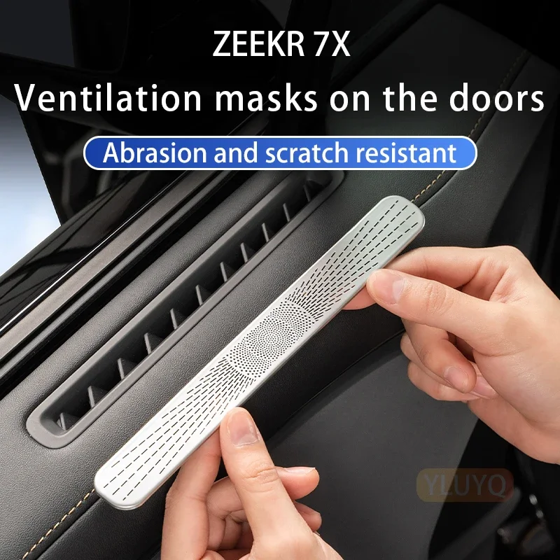 

Защитная накладка на дверной проем ZEEKR 7X, металлическая защита, пылезащитная, предотвращает засорение, аксессуары для салона автомобиля
