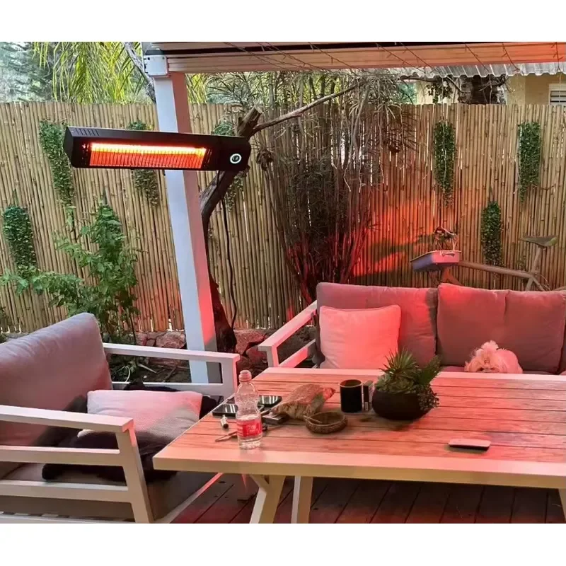 Wall Mounted Metal Pergola With Remote Control Heating Wire Waterproof Awning Parasol Outdoor Patio Heater LDHROE03 Remote