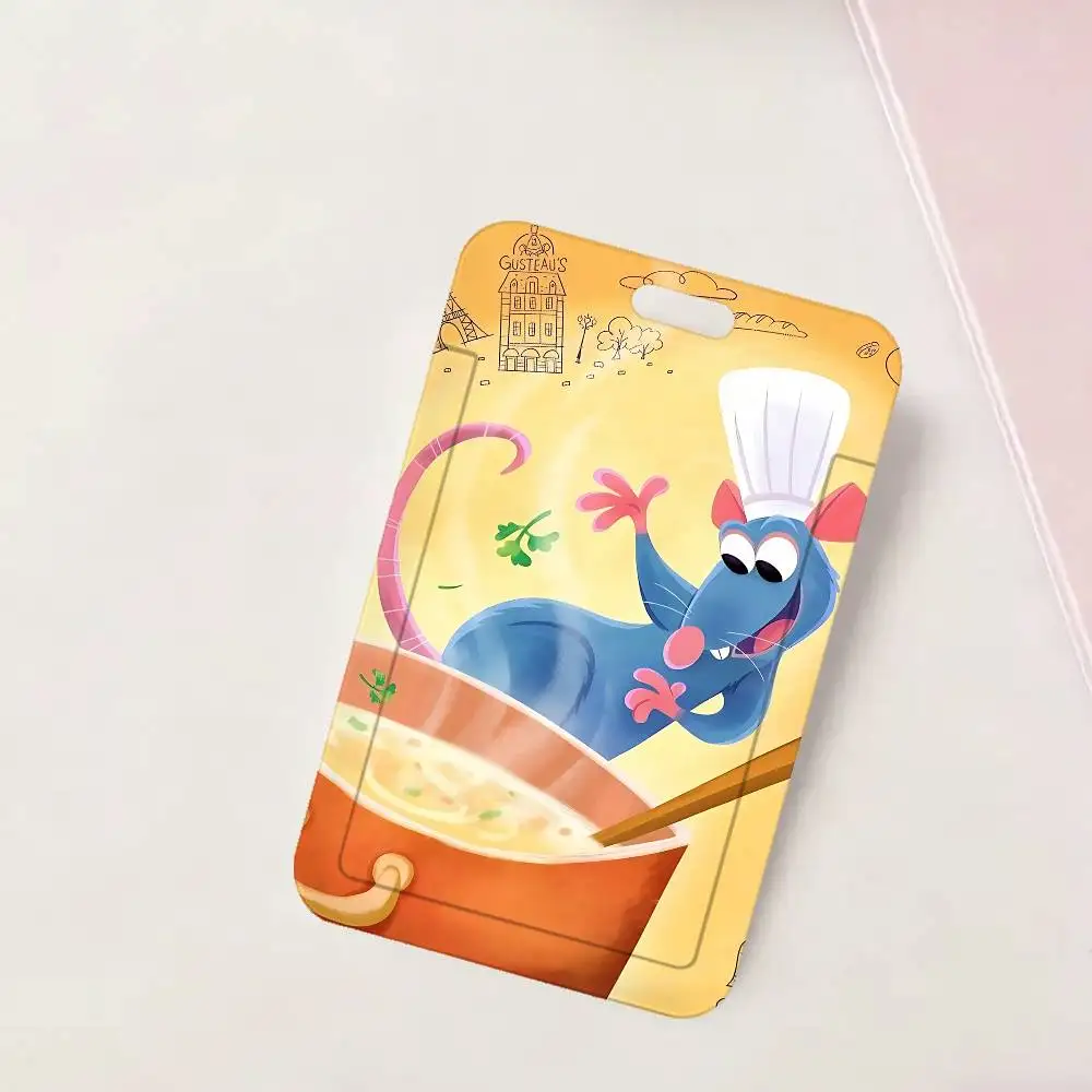 Film R-Ratatouille Kartenhalter mit Umhängeband, Anhänger, Türausweishalter, Schlüsselanhänger, Arbeitsausweishülle, Geschenk – Detail 6