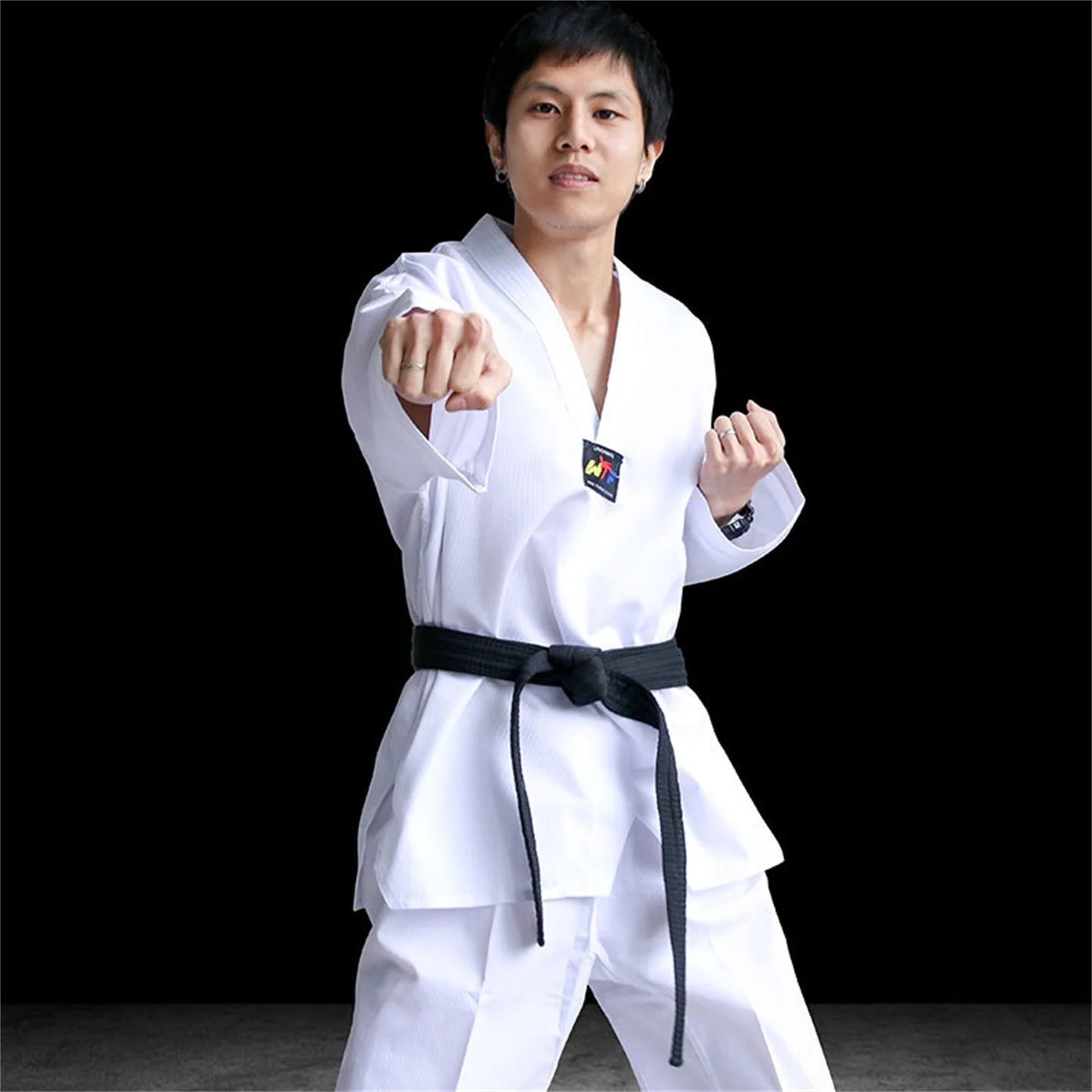 Taekwondo Uniform Adult And Kids Taekwondo Dobok For Men Women Long Sleeve TKD Shirt & Pants Gymnasium Training Suit