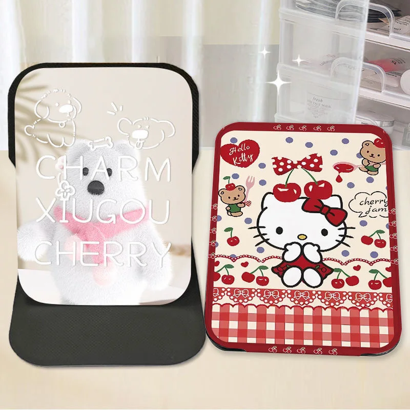 

Large-size Sanrio Hello Kitty Folding Cosmetic Mirror Cartoon Portable Folding Mirror Desktop Flip Dormitory Household Mirrors