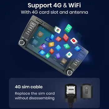 Autorádio s navigací CHSTEK pro Škoda Octavia A5 Mk2 2004-2014, multimédia s Bluetooth, bezdrátový Carplay, Android 4G, stereo, auto 10 nejlepší prodej multimédia Škoda Octavia MK2 - №6