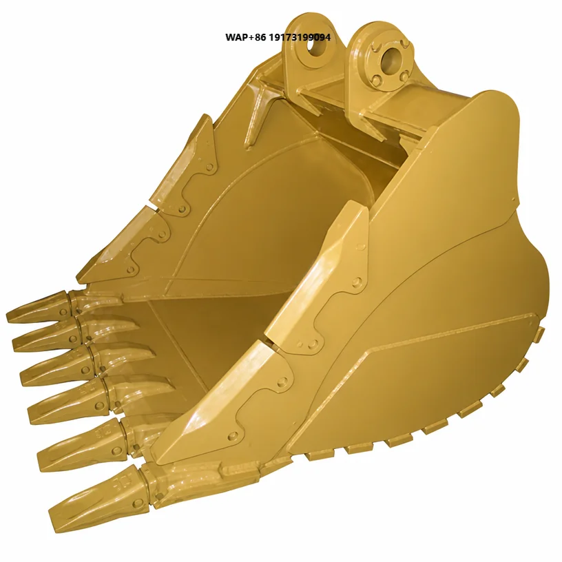 Reinforced Heavy Duty Excavator Rock Bucket for 20-50 Ton Mining | High Wear Resistant Mining Bucket