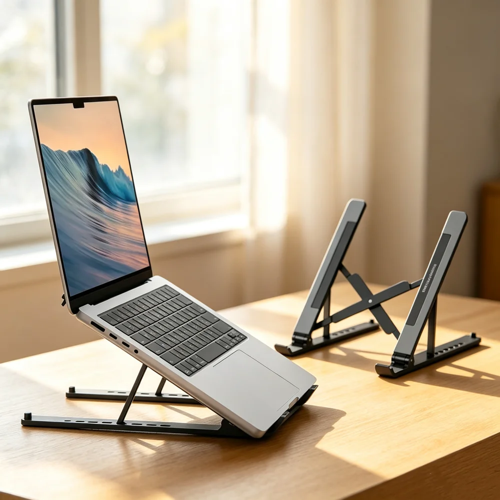 Laptop Stand Ergonomic Adjustable Stand AIDS Computer Cooling Performance Efficient Multi-angle Adjustment Tablet Available