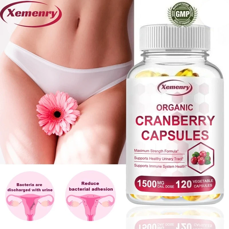 

Капсулы клюквы — поддерживает здоровье сердца, очищение мочевых следов и здоровье мочевого пузыря и повышает иммунитет.