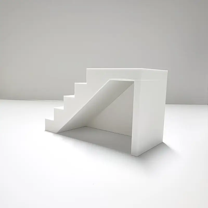 Dollhouse Miniature Staircase Empty Warehouse Ground Floor Staircase Model DIY Scene Accessories Living Room Decor
