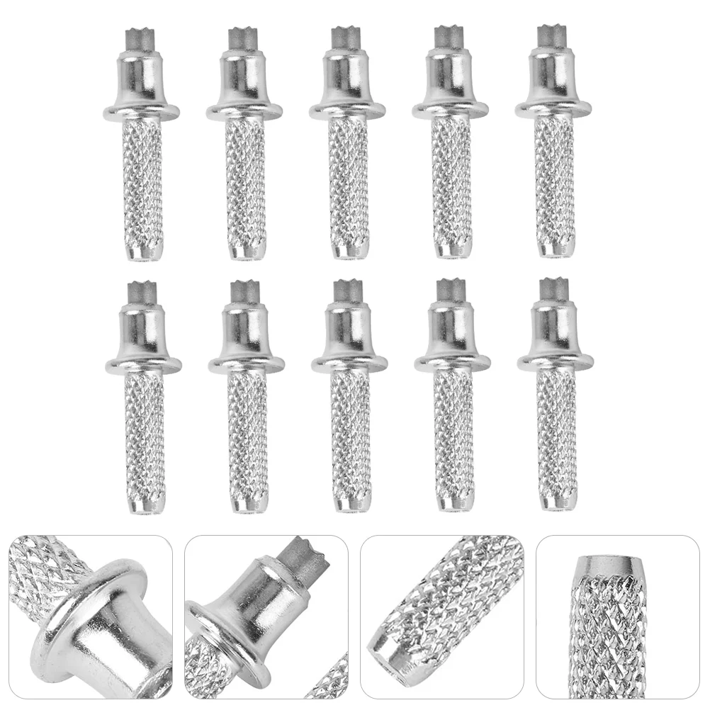 10 Pcs Trekking Poles for Hiking Tip Replacement Alpenstock Tips on Foot Travel