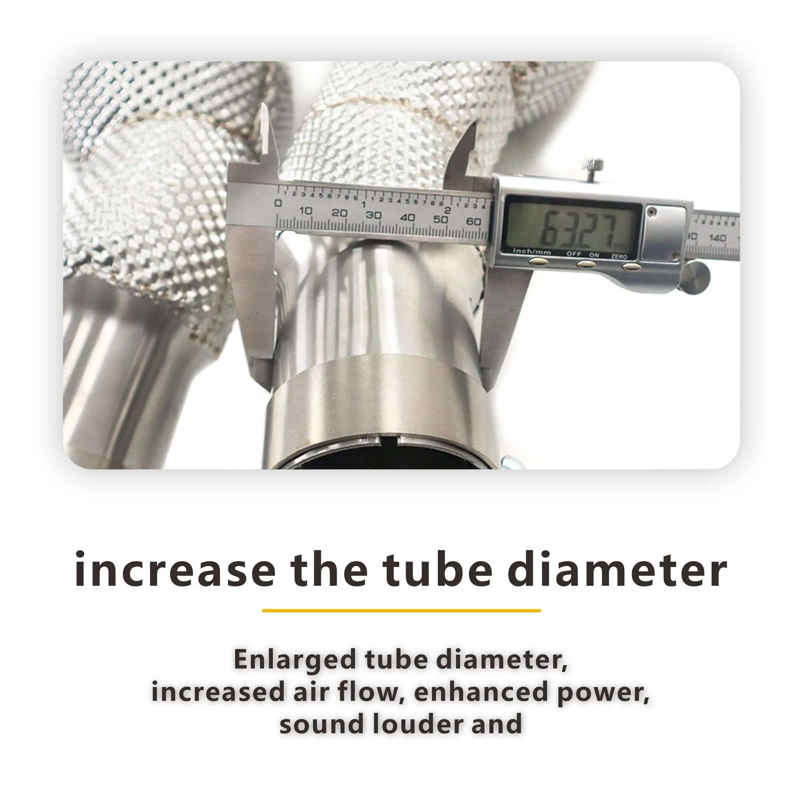 مانكس لفيراري F430 SC النازل SUS304 ماسورة سيارة العادم رائعة درع الحرارة أداء عالي أداء عالي #4
